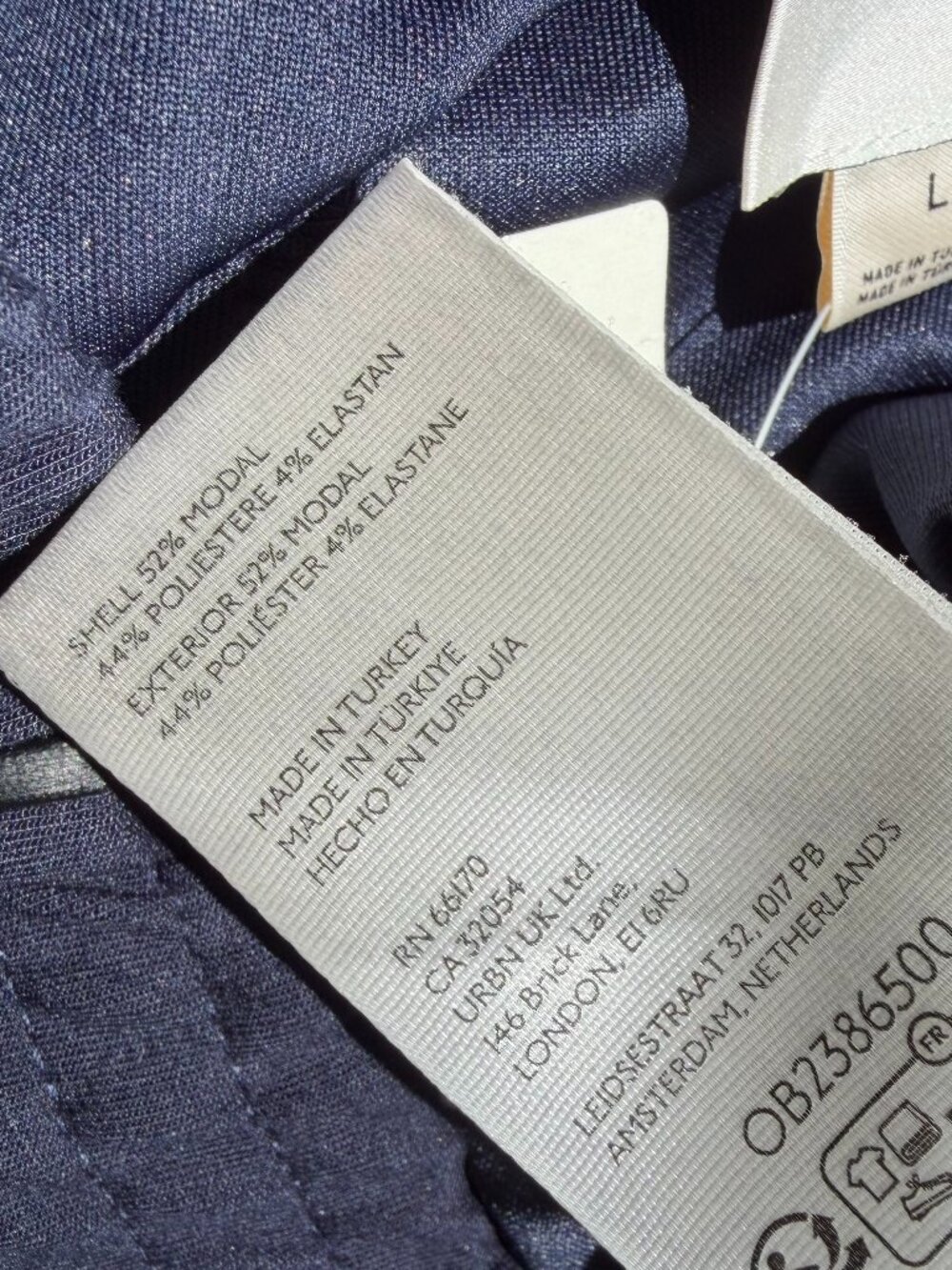 NWT Maeve The Brooklin Knit Navy Wide-Leg Pull-On Casual Pants Large - Picture 6 of 6
